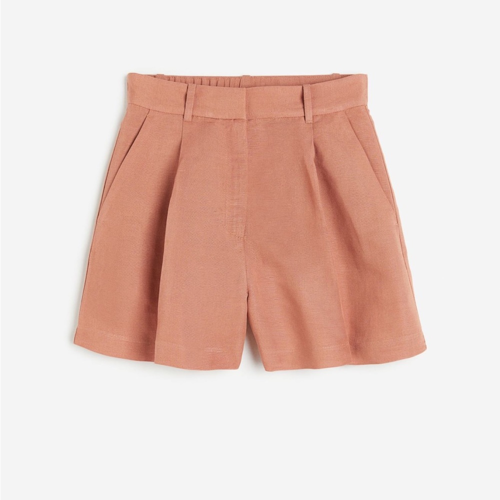 H&M linen blend shorts size 16